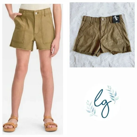 Art Class Girls' Cargo Shorts 3KIDW-P - Picture 1 of 4
